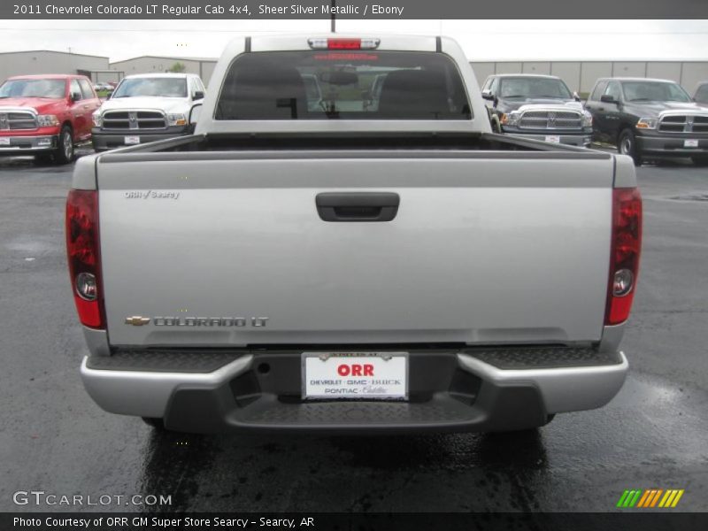 Sheer Silver Metallic / Ebony 2011 Chevrolet Colorado LT Regular Cab 4x4