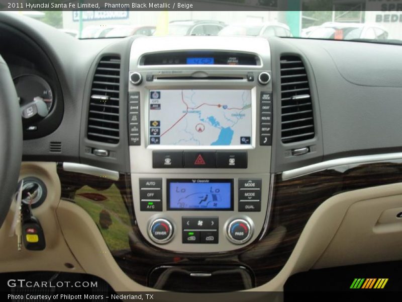 Controls of 2011 Santa Fe Limited