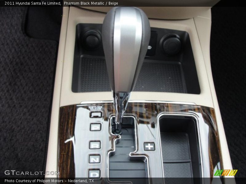  2011 Santa Fe Limited 6 Speed Shiftronic Automatic Shifter