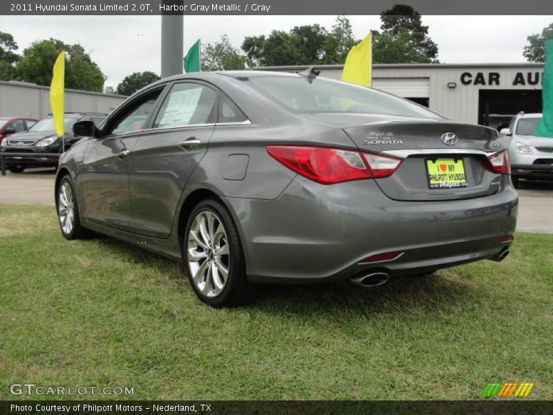 Harbor Gray Metallic / Gray 2011 Hyundai Sonata Limited 2.0T