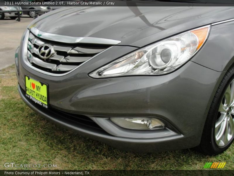Harbor Gray Metallic / Gray 2011 Hyundai Sonata Limited 2.0T