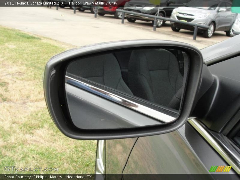 Harbor Gray Metallic / Gray 2011 Hyundai Sonata Limited 2.0T