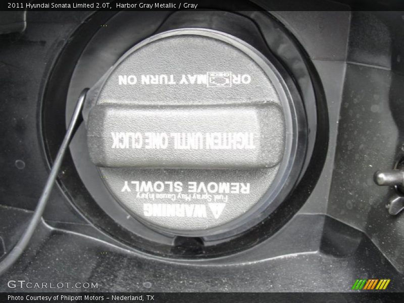 Harbor Gray Metallic / Gray 2011 Hyundai Sonata Limited 2.0T