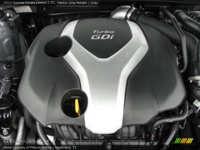  2011 Sonata Limited 2.0T Engine - 2.0 Liter GDI Turbocharged DOHC 16-Valve CVVT 4 Cylinder