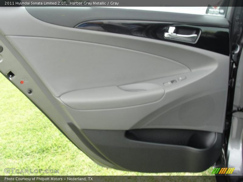 Harbor Gray Metallic / Gray 2011 Hyundai Sonata Limited 2.0T