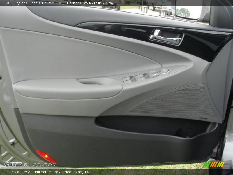 Harbor Gray Metallic / Gray 2011 Hyundai Sonata Limited 2.0T
