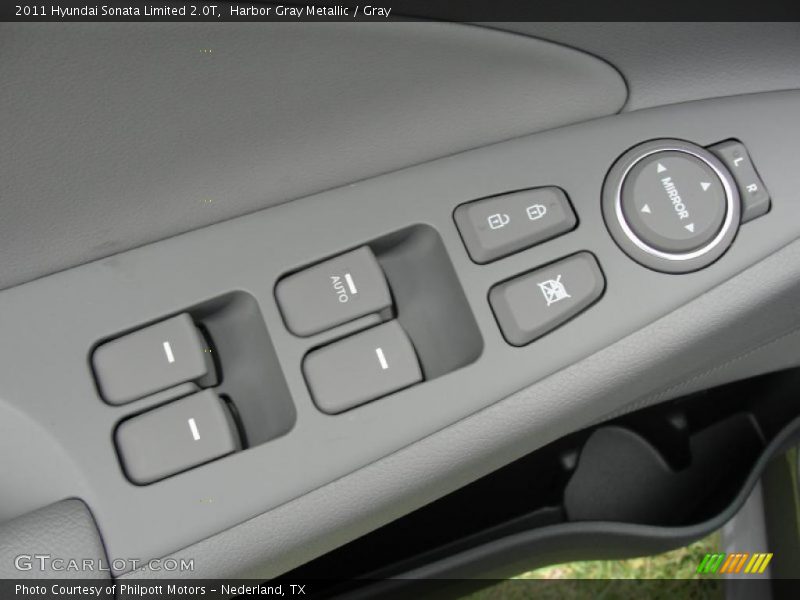 Harbor Gray Metallic / Gray 2011 Hyundai Sonata Limited 2.0T
