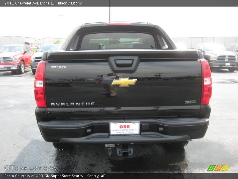 Black / Ebony 2011 Chevrolet Avalanche LS