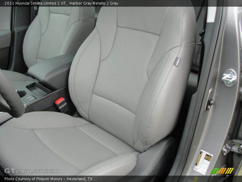 Harbor Gray Metallic / Gray 2011 Hyundai Sonata Limited 2.0T