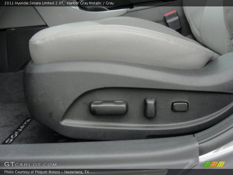 Harbor Gray Metallic / Gray 2011 Hyundai Sonata Limited 2.0T