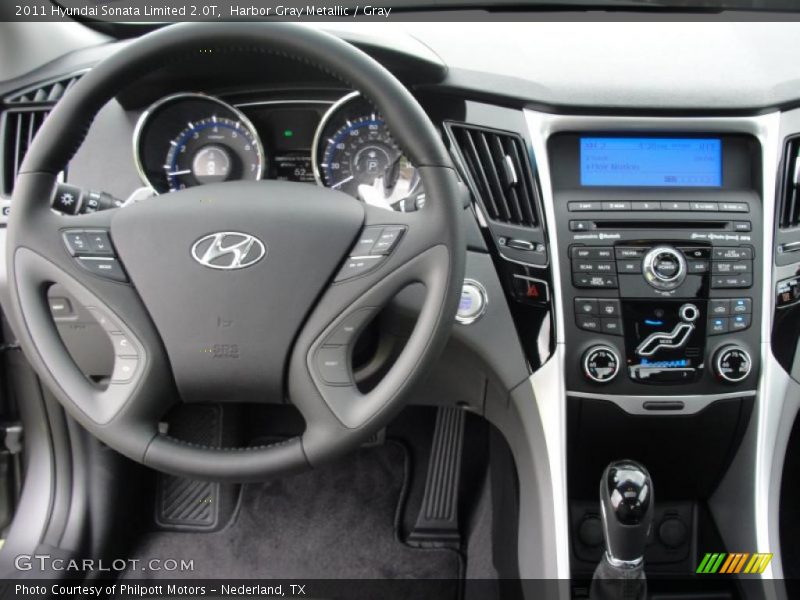 Harbor Gray Metallic / Gray 2011 Hyundai Sonata Limited 2.0T