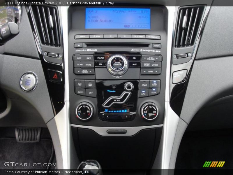 Harbor Gray Metallic / Gray 2011 Hyundai Sonata Limited 2.0T