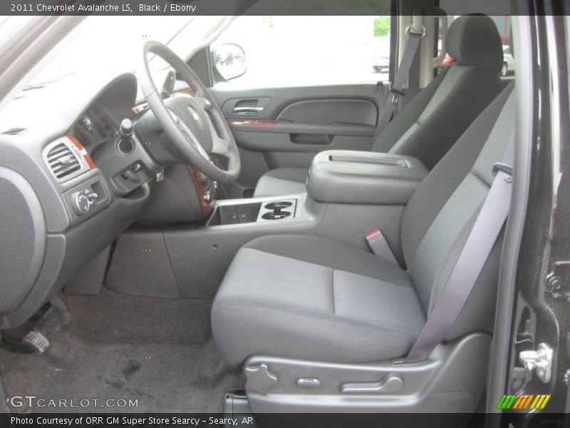 Black / Ebony 2011 Chevrolet Avalanche LS