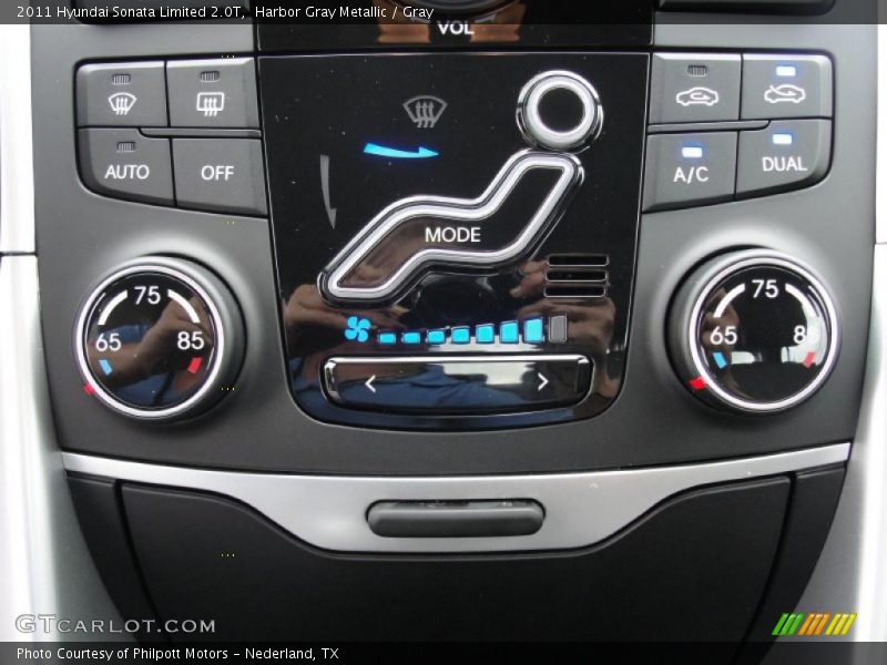 Harbor Gray Metallic / Gray 2011 Hyundai Sonata Limited 2.0T