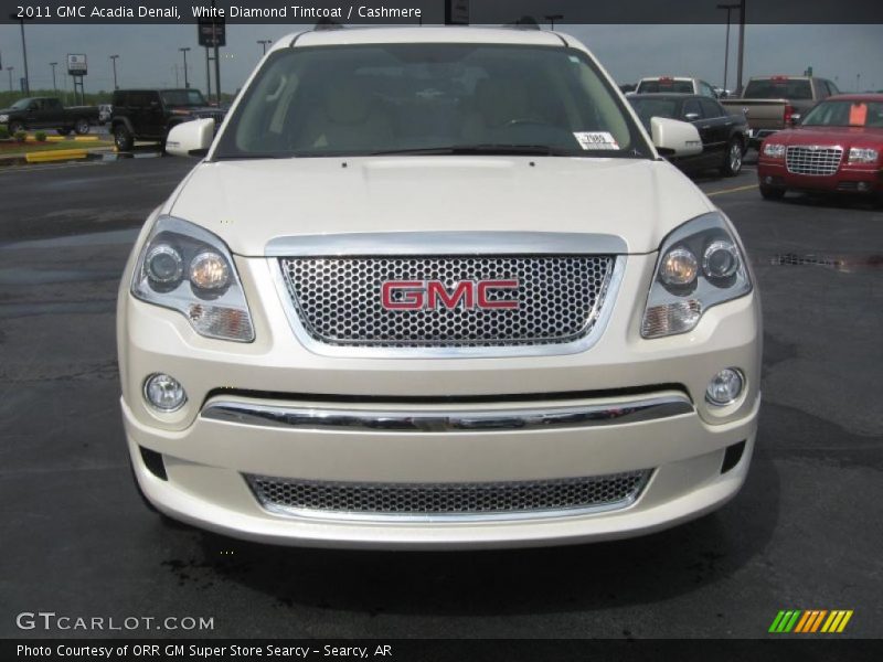 White Diamond Tintcoat / Cashmere 2011 GMC Acadia Denali