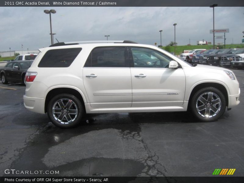 White Diamond Tintcoat / Cashmere 2011 GMC Acadia Denali