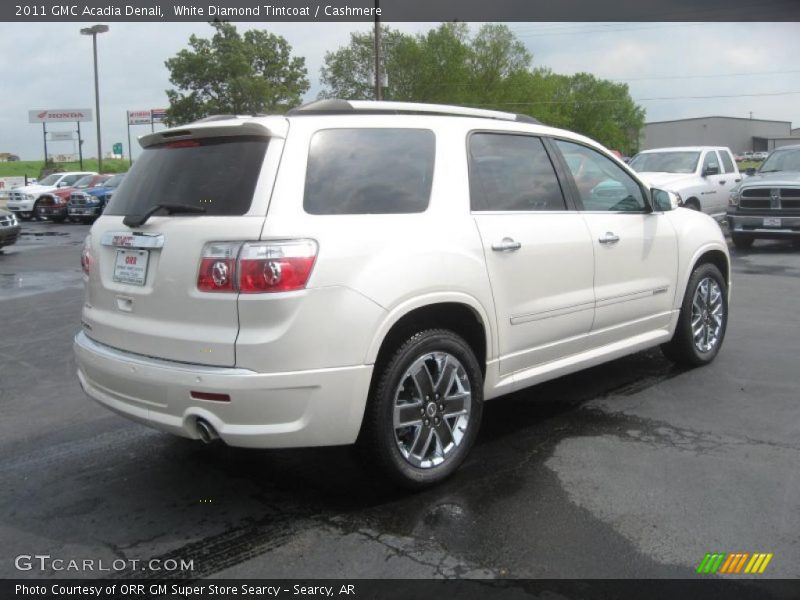 White Diamond Tintcoat / Cashmere 2011 GMC Acadia Denali