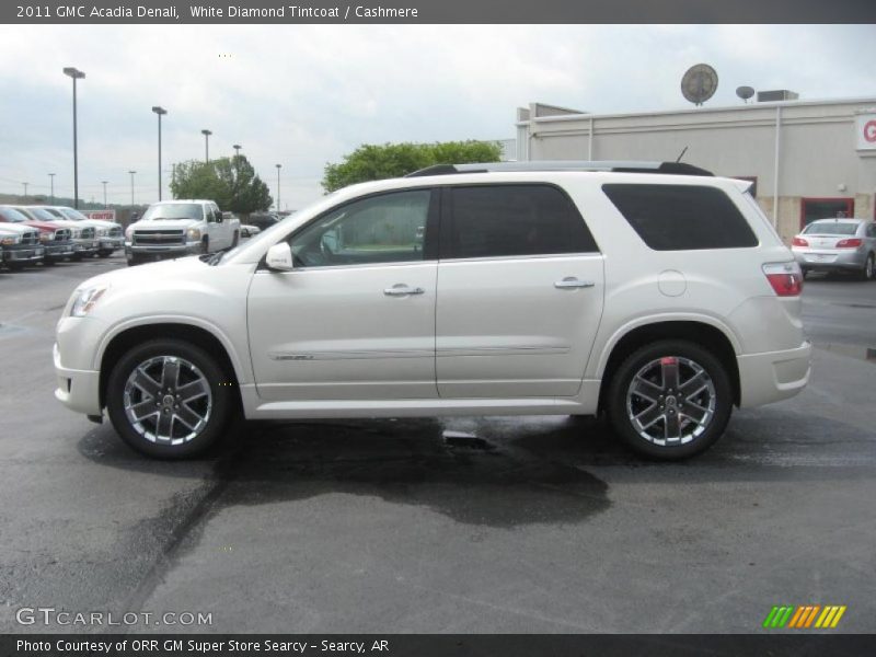 White Diamond Tintcoat / Cashmere 2011 GMC Acadia Denali