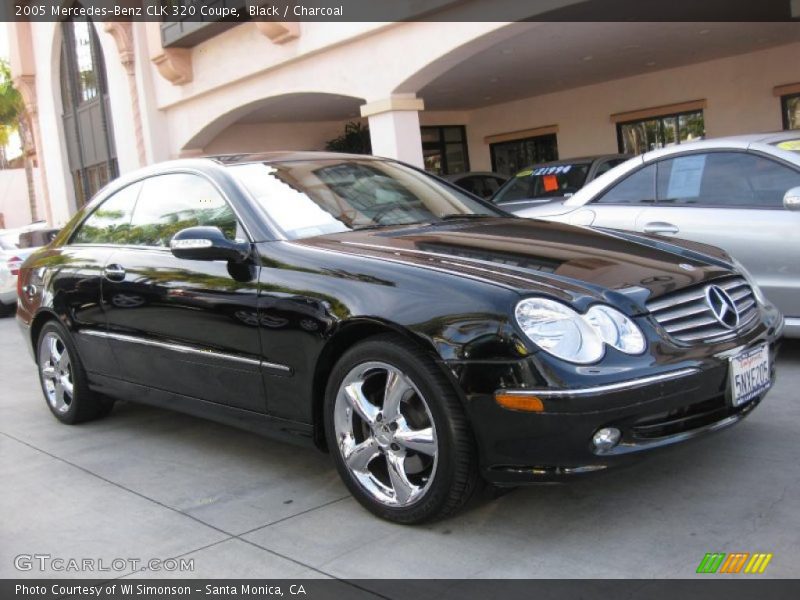 Black / Charcoal 2005 Mercedes-Benz CLK 320 Coupe