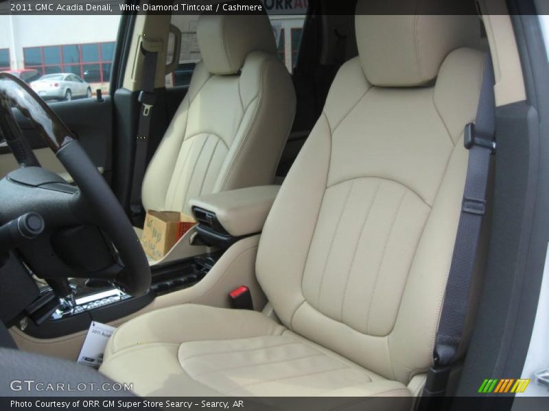 White Diamond Tintcoat / Cashmere 2011 GMC Acadia Denali