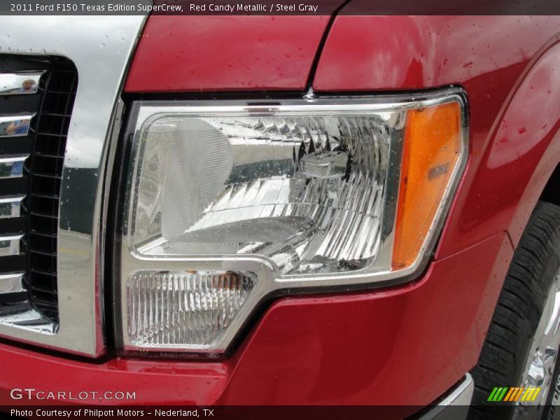Red Candy Metallic / Steel Gray 2011 Ford F150 Texas Edition SuperCrew