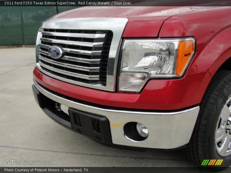 Red Candy Metallic / Steel Gray 2011 Ford F150 Texas Edition SuperCrew