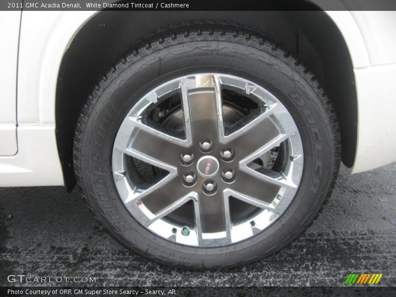White Diamond Tintcoat / Cashmere 2011 GMC Acadia Denali
