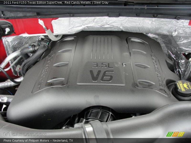 Red Candy Metallic / Steel Gray 2011 Ford F150 Texas Edition SuperCrew