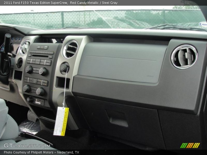 Red Candy Metallic / Steel Gray 2011 Ford F150 Texas Edition SuperCrew