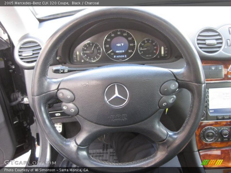 Black / Charcoal 2005 Mercedes-Benz CLK 320 Coupe