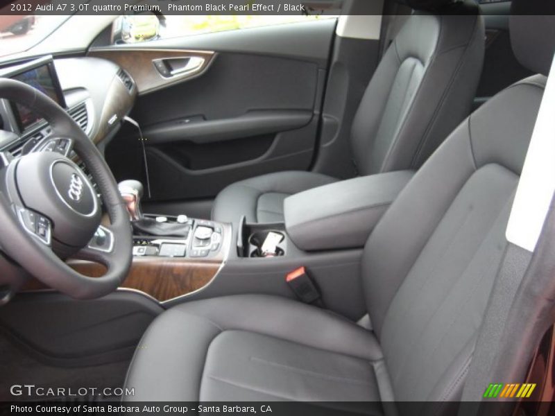  2012 A7 3.0T quattro Premium Black Interior