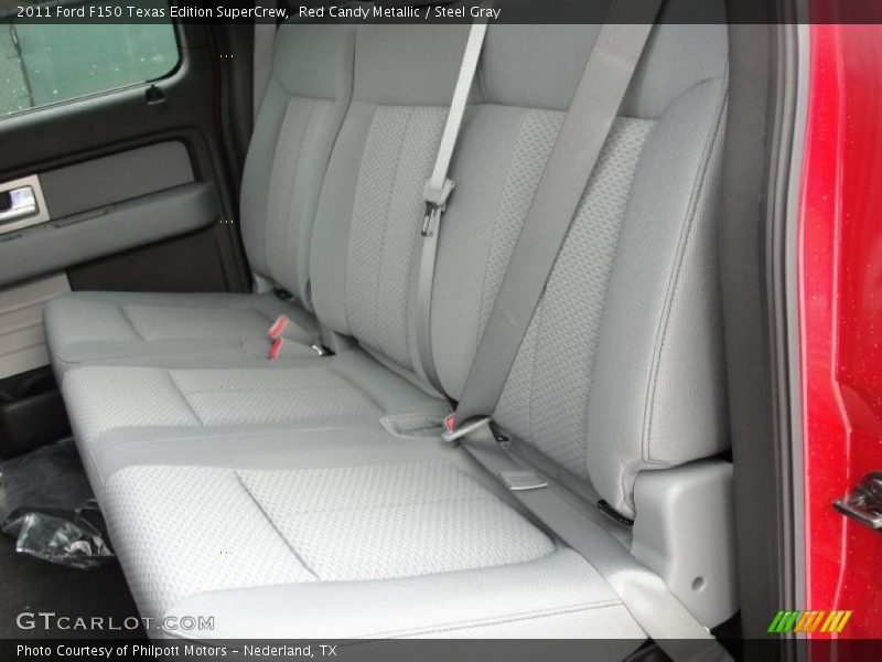 Red Candy Metallic / Steel Gray 2011 Ford F150 Texas Edition SuperCrew