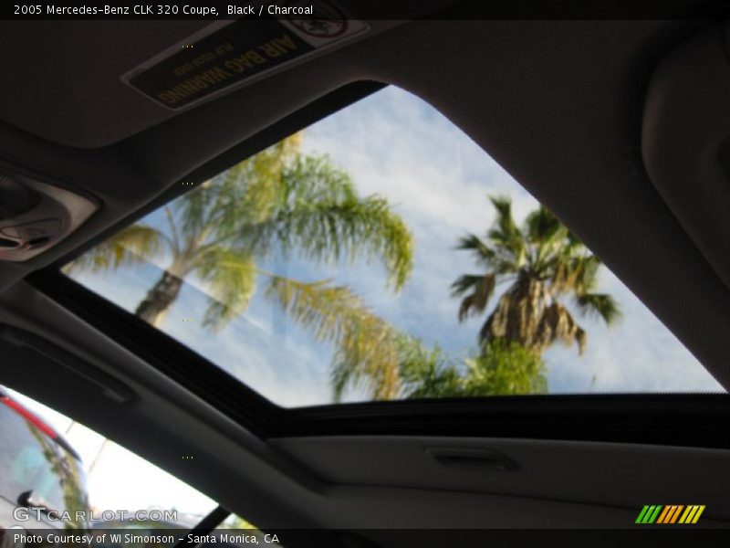 Black / Charcoal 2005 Mercedes-Benz CLK 320 Coupe