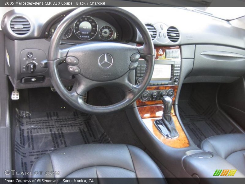 Black / Charcoal 2005 Mercedes-Benz CLK 320 Coupe