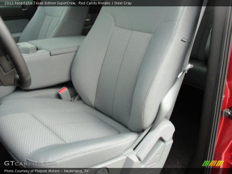 Red Candy Metallic / Steel Gray 2011 Ford F150 Texas Edition SuperCrew