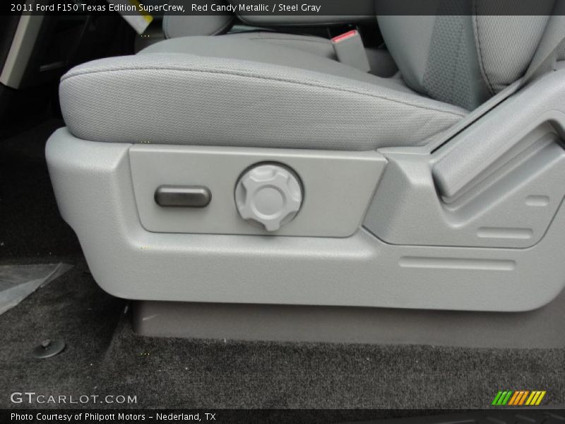 Red Candy Metallic / Steel Gray 2011 Ford F150 Texas Edition SuperCrew