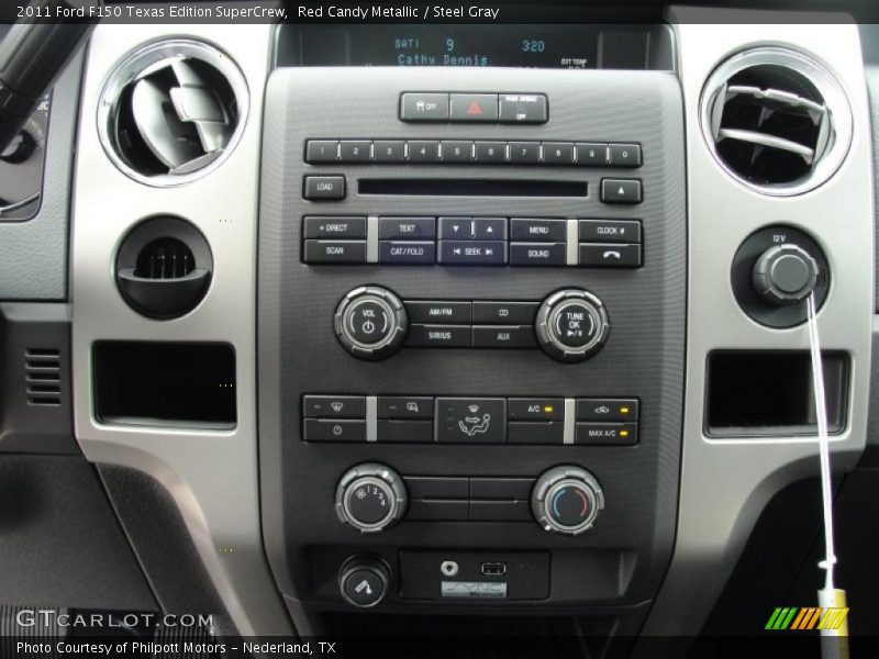 Red Candy Metallic / Steel Gray 2011 Ford F150 Texas Edition SuperCrew