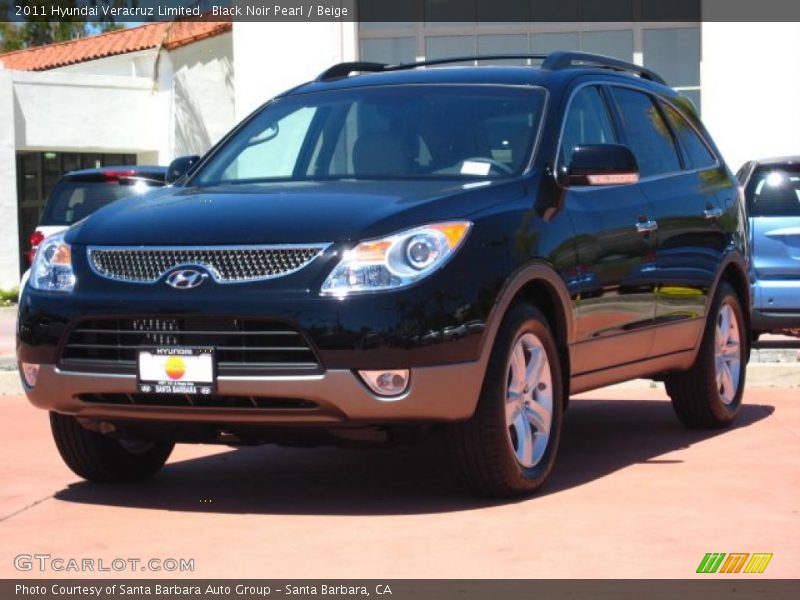Black Noir Pearl / Beige 2011 Hyundai Veracruz Limited