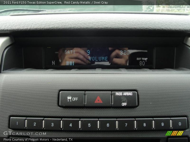 Red Candy Metallic / Steel Gray 2011 Ford F150 Texas Edition SuperCrew