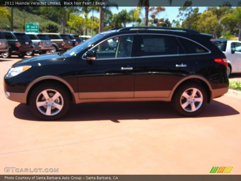 Black Noir Pearl / Beige 2011 Hyundai Veracruz Limited
