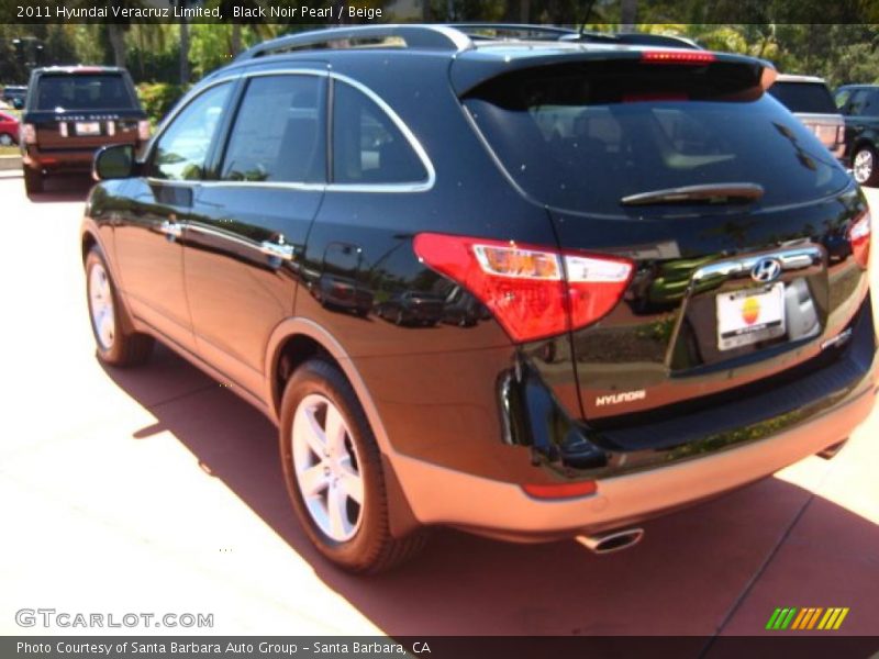 Black Noir Pearl / Beige 2011 Hyundai Veracruz Limited