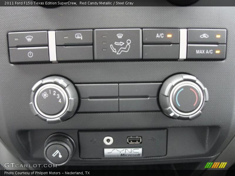 Red Candy Metallic / Steel Gray 2011 Ford F150 Texas Edition SuperCrew