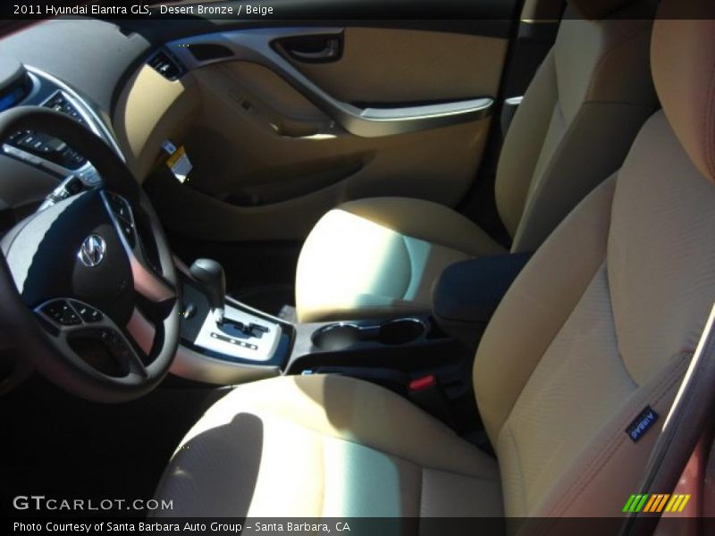 Desert Bronze / Beige 2011 Hyundai Elantra GLS