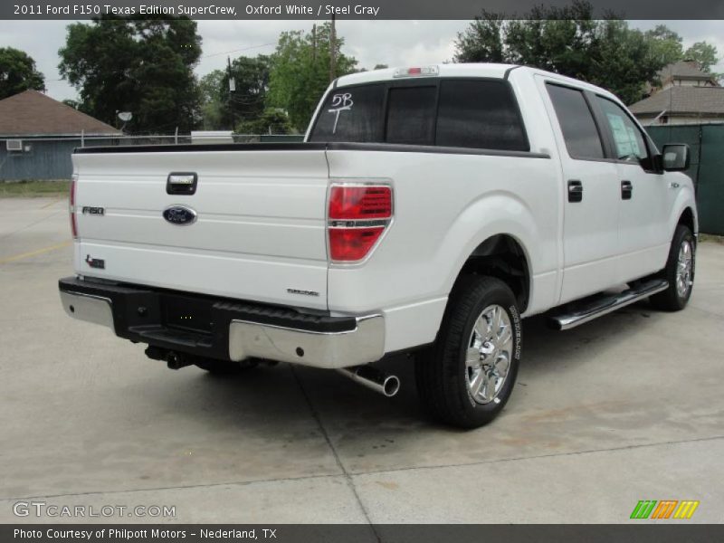 Oxford White / Steel Gray 2011 Ford F150 Texas Edition SuperCrew