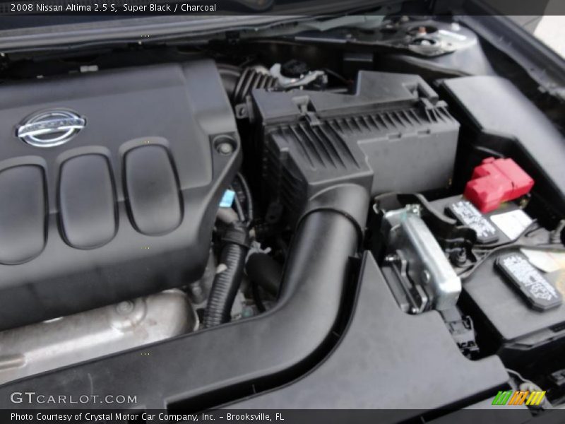 Super Black / Charcoal 2008 Nissan Altima 2.5 S