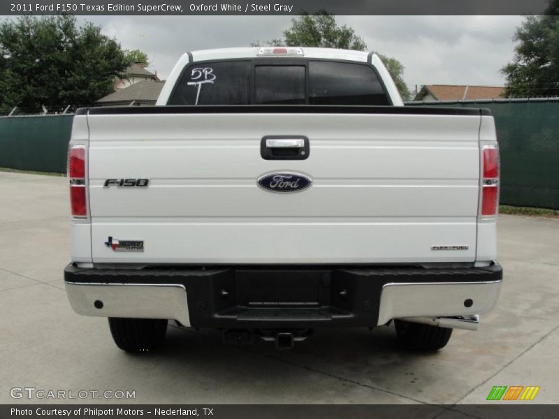 Oxford White / Steel Gray 2011 Ford F150 Texas Edition SuperCrew