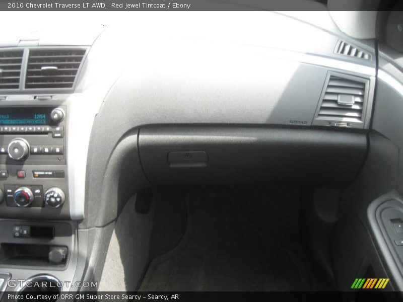 Red Jewel Tintcoat / Ebony 2010 Chevrolet Traverse LT AWD