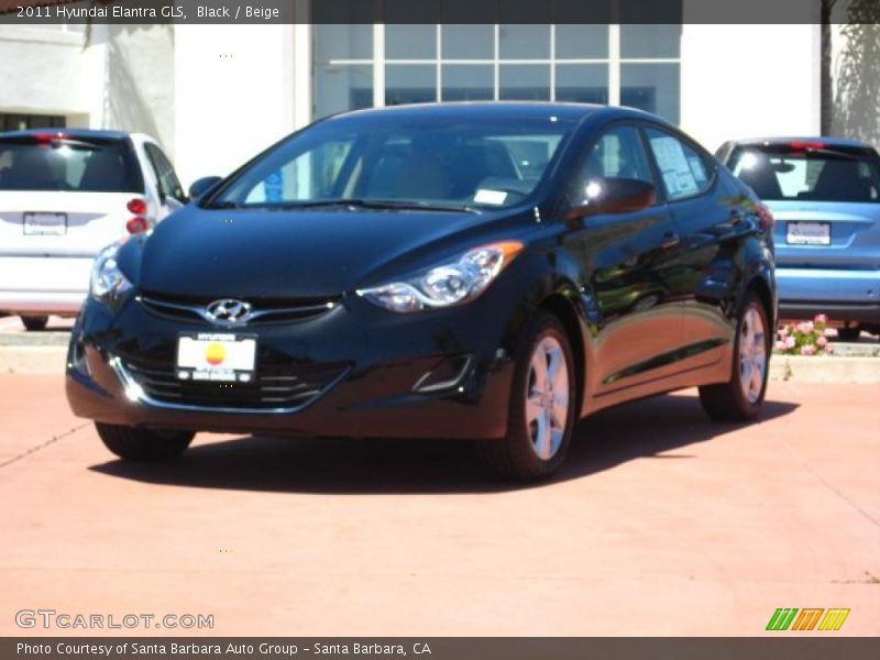 Black / Beige 2011 Hyundai Elantra GLS
