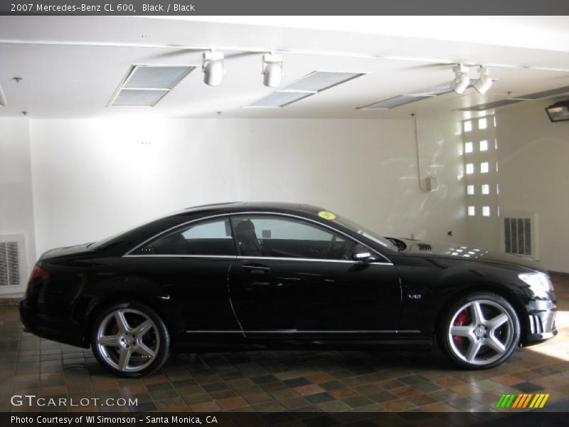 Black / Black 2007 Mercedes-Benz CL 600