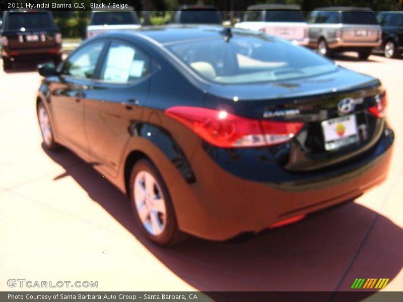 Black / Beige 2011 Hyundai Elantra GLS